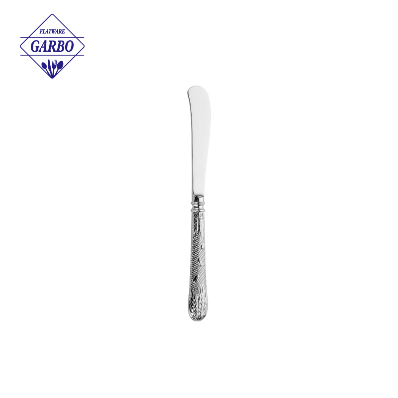 Professional Stainless Steel Mesh Strainer with Embossed Pattern Handle for Wholesale Supply