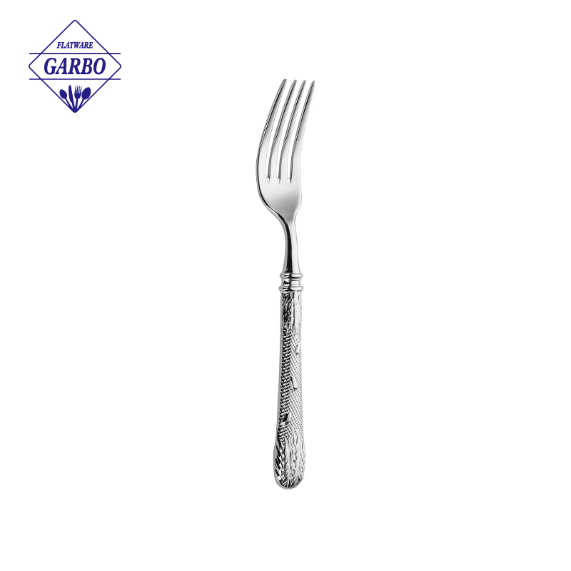 Professional Stainless Steel Mesh Strainer with Embossed Pattern Handle for Wholesale Supply