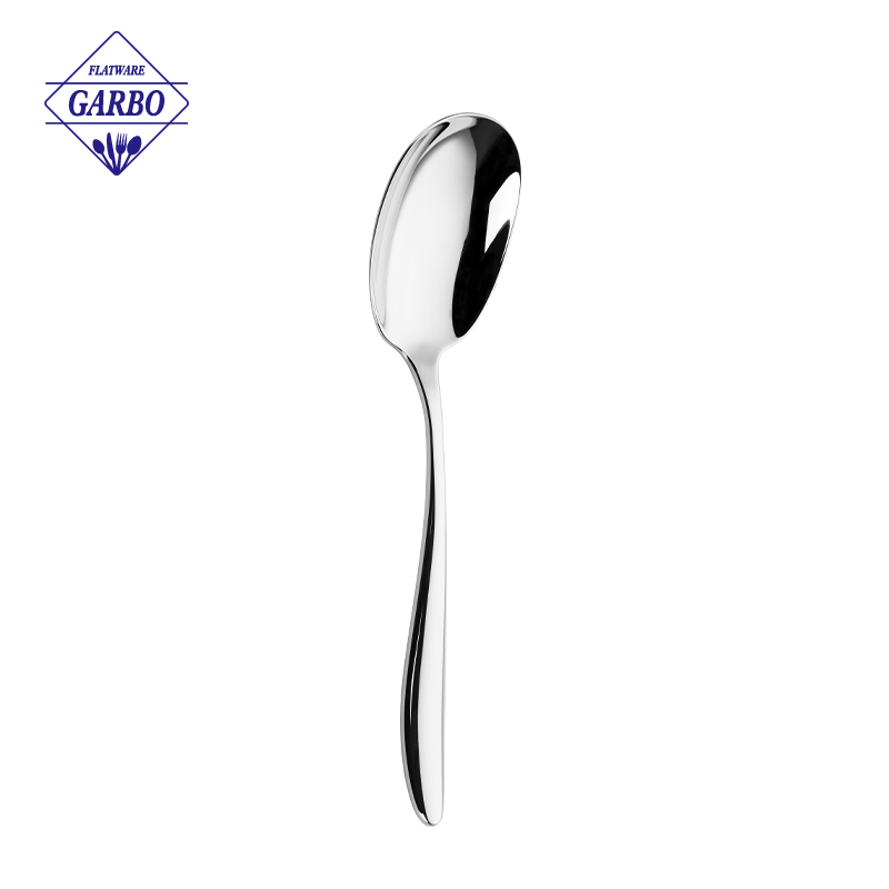 Stainless Steel Serving Spoons Large Soup Spoons for Wholesale Restaurant Hotel flatware made in America