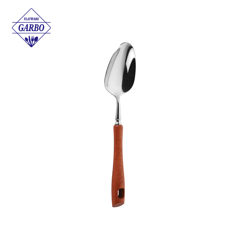 Factory Direct New Design Stainless Steel Cutlery Set with Wooden Handle