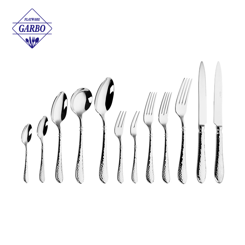 Premium Hammered Stainless Steel Flatware Factory for OEM and ODM Wholesale Supply