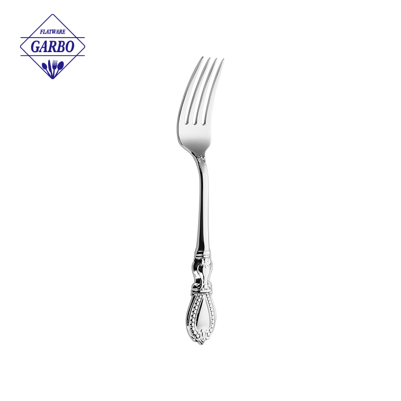 Heavy Duty 420SS Dinner Knife Deep Processed Engraved Handle for Catering Supply