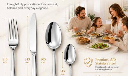 13/0 Stainless Steel Cutlery: A Bestseller for Household Dining Across South America | In-depth Analysis of Garbo Tableware’s Market Success