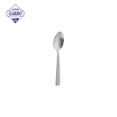Matte Finish 410 Stainless Steel Flat Crosshatch Handle Cutlery Bulk Price