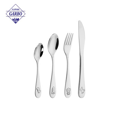 Cute Stainless Steel Flatware for Children Wholesale Retail Supply wholesale market in America