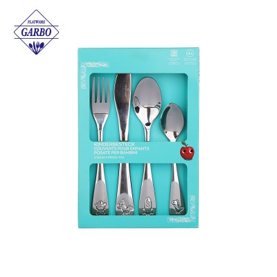 Cute Stainless Steel Flatware for Children Wholesale Retail Supply
