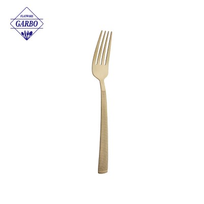 410 Stainless Steel Flatware Set Bead handle Silverware Set Gold Cutlery