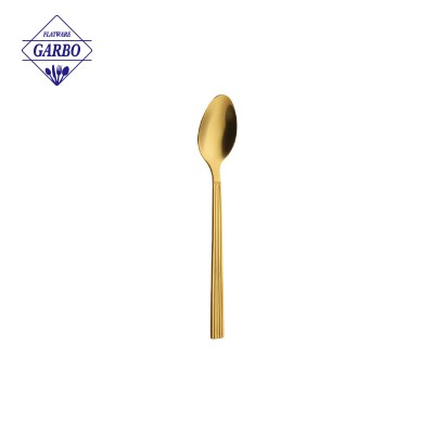Classic Models Stainless Steel Dinner Spoon with PVD Gold Color