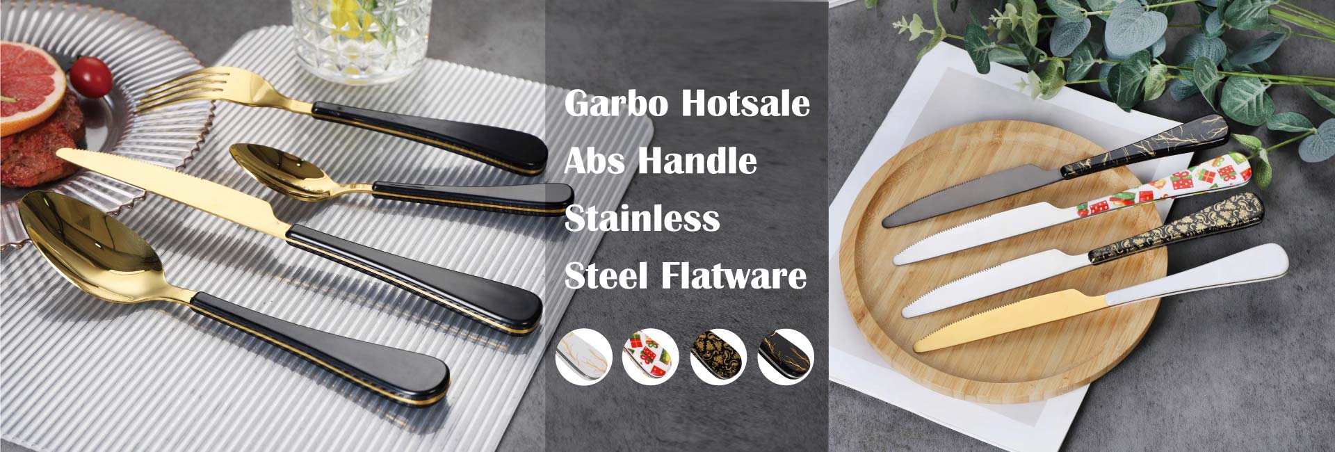 wholesale plastic handle flatware in bulk